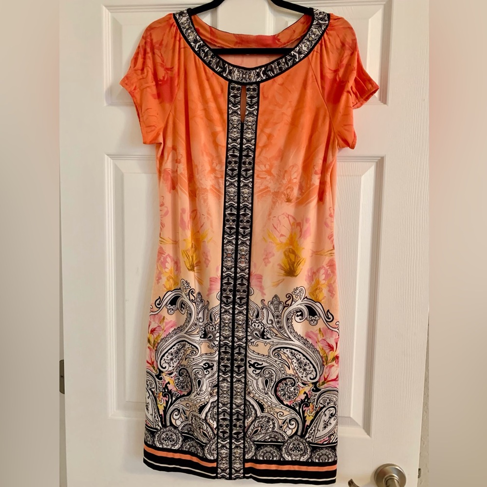 Woman’s dress size 10 multi color with some beading